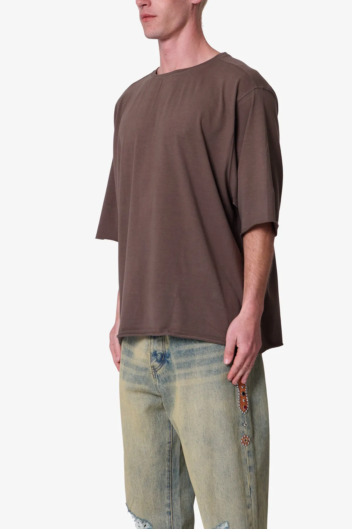 OG Oversized Tee - Muddy Grey sold by MNML product image thumbnail 3