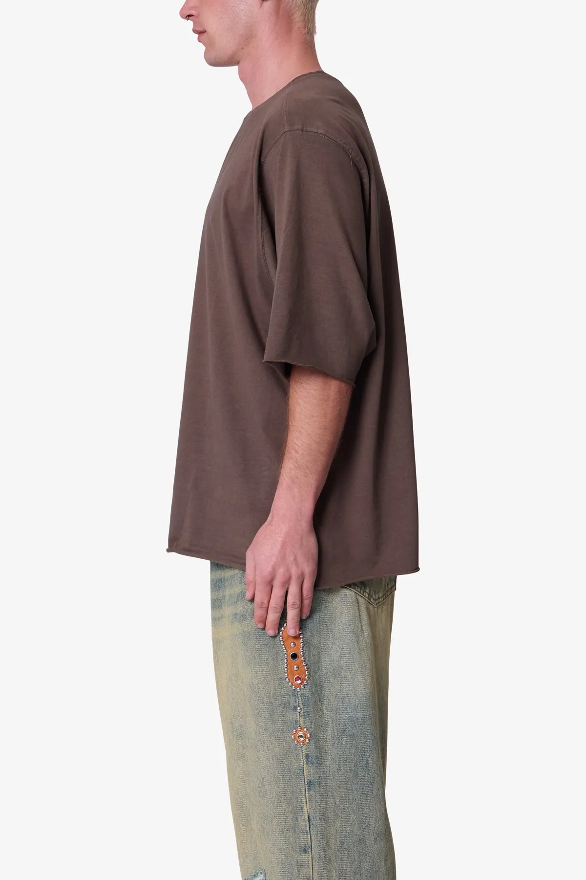 OG Oversized Tee - Muddy Grey sold by MNML product image thumbnail 4