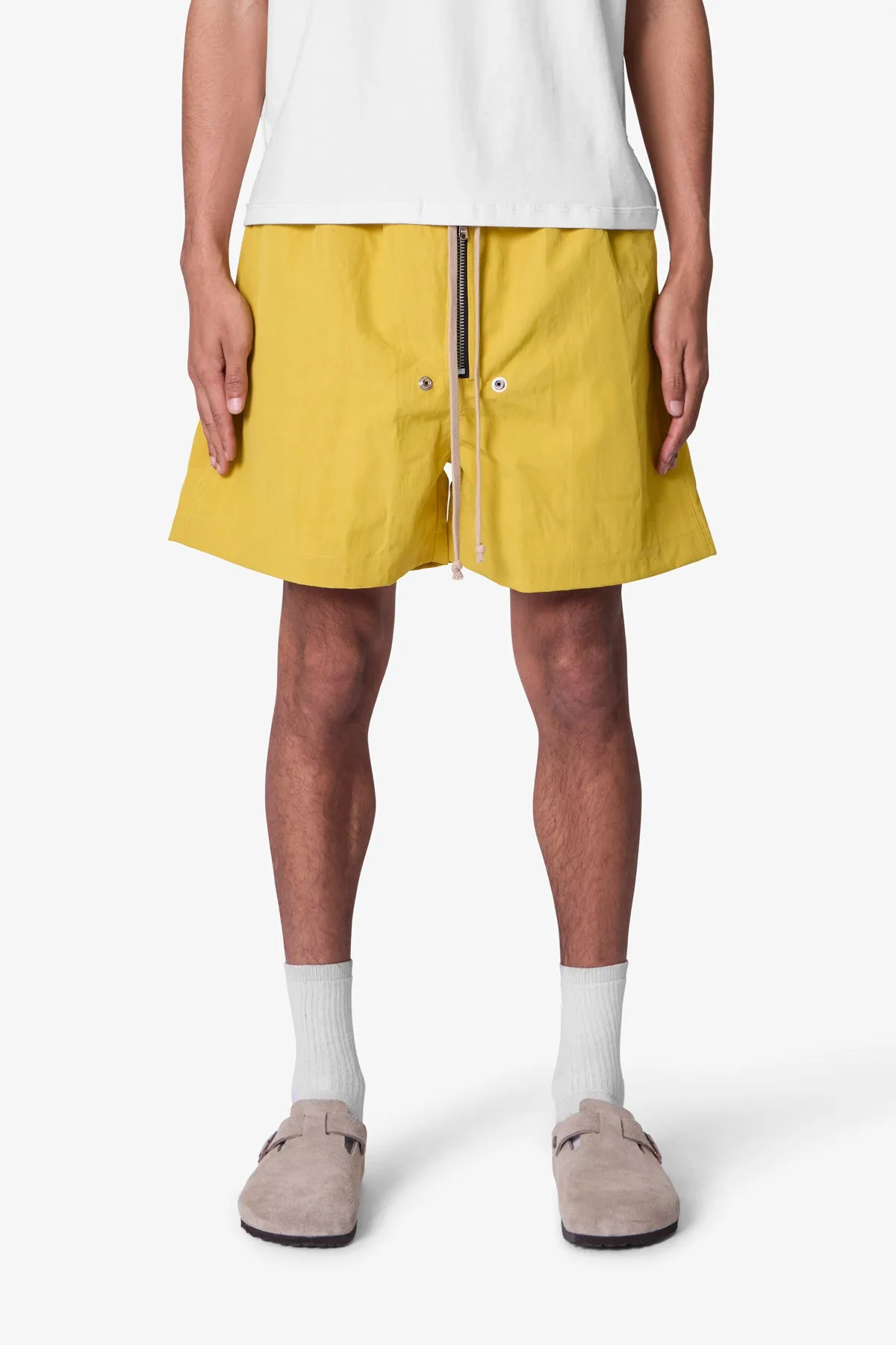 Mud Shorts - Yellow sold by MNML