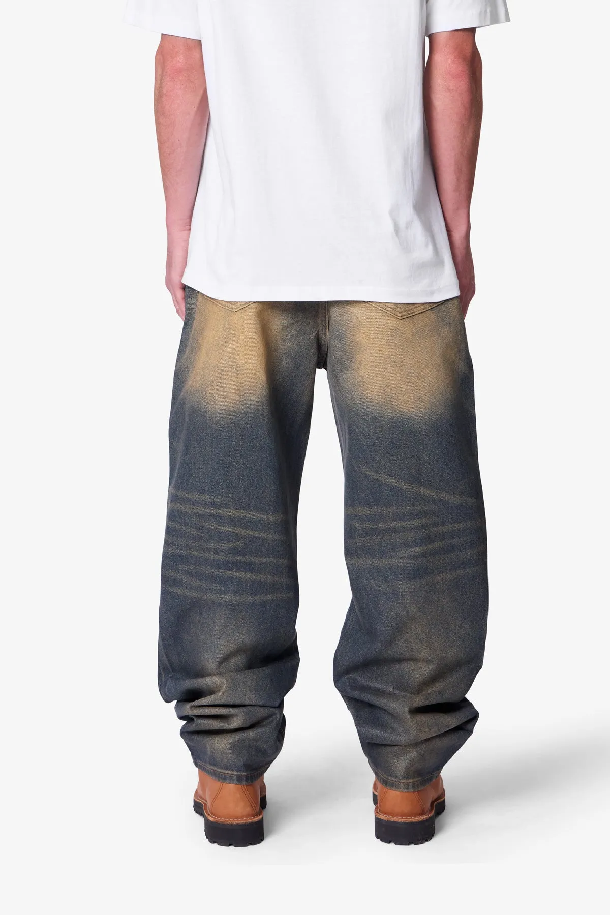 Ultra Baggy High Low Denim - Medium Blue sold by MNML product image thumbnail 5