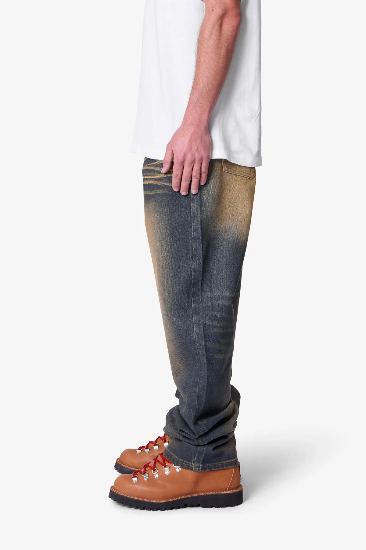 Ultra Baggy High Low Denim - Medium Blue sold by MNML product image thumbnail 4