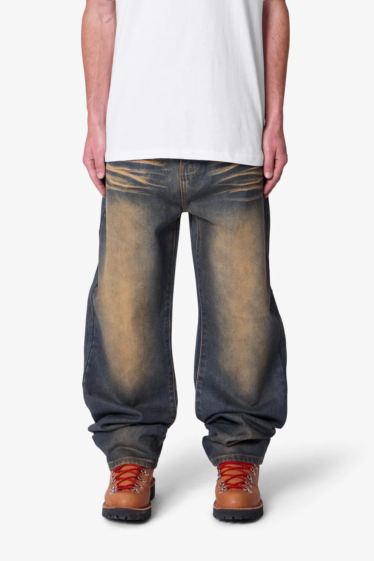 Ultra Baggy High Low Denim - Medium Blue sold by MNML product image thumbnail 2