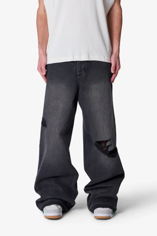Baggy Rave Denim - Vintage Black sold by MNML