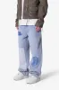 Ultra Baggy Patched Up Denim - Light Blue sold by MNML