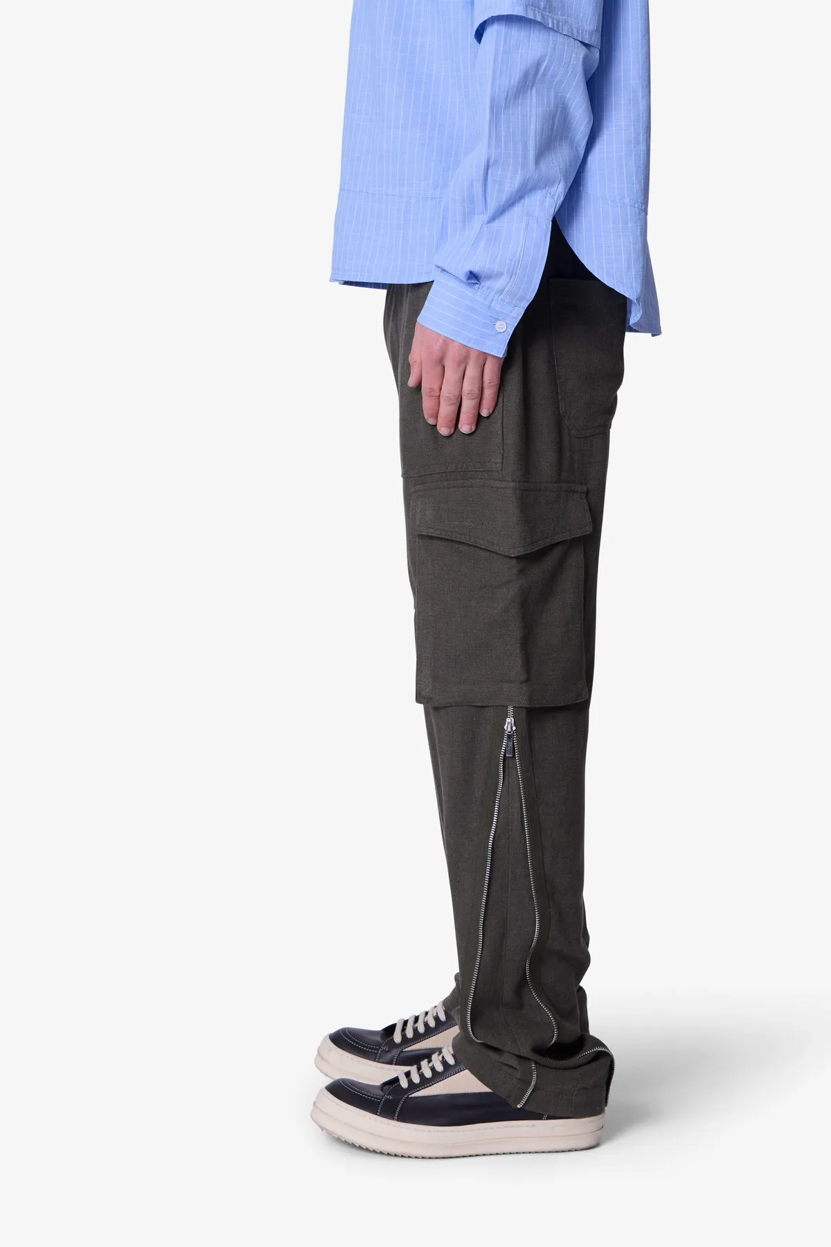 Military Trouser Pants - Olive sold by MNML product image thumbnail 4