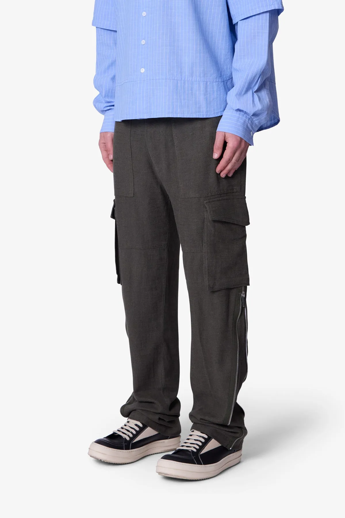Military Trouser Pants - Olive sold by MNML product image thumbnail 3