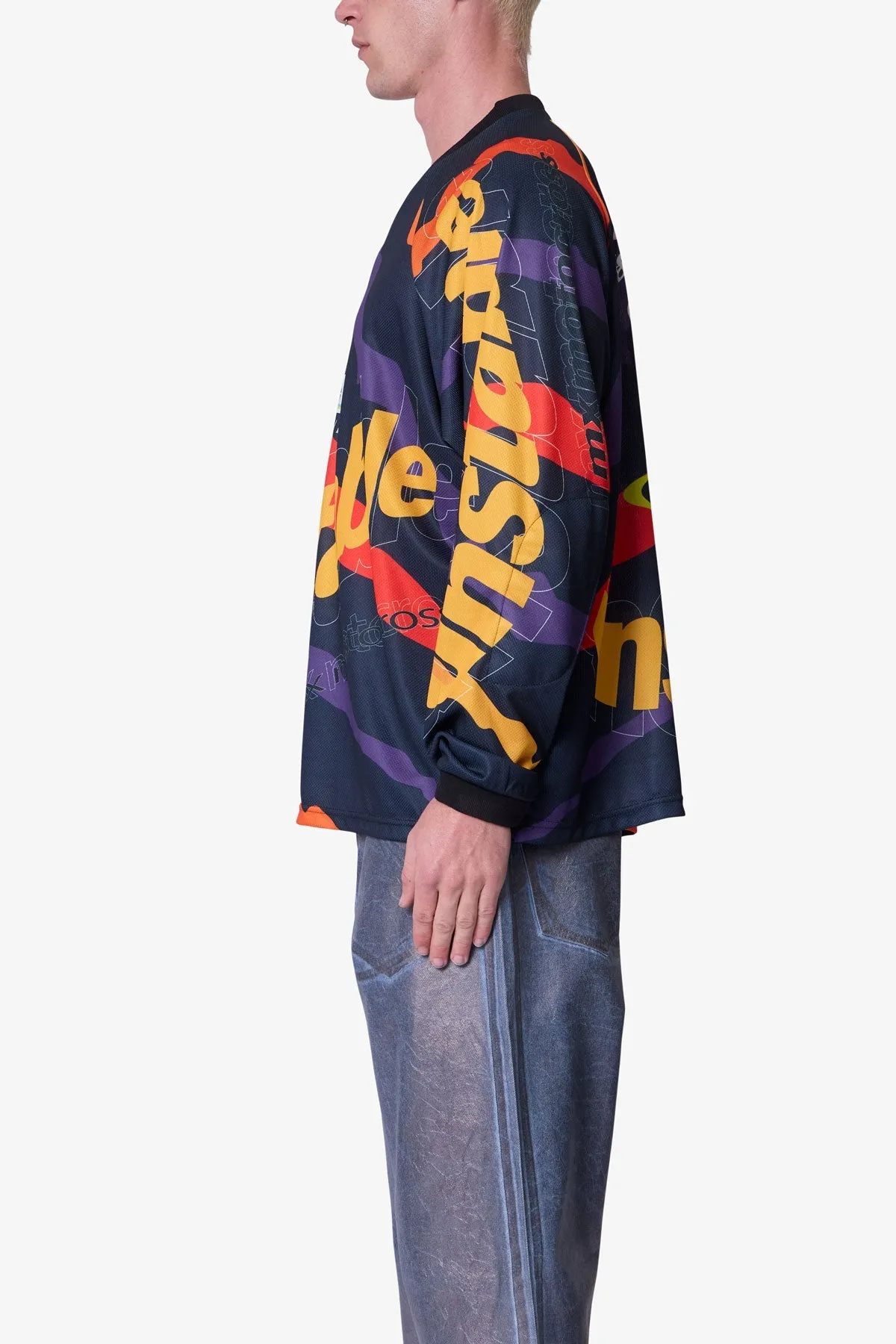 Unstable Moto Shirt - Orange Multi sold by MNML product image thumbnail 4