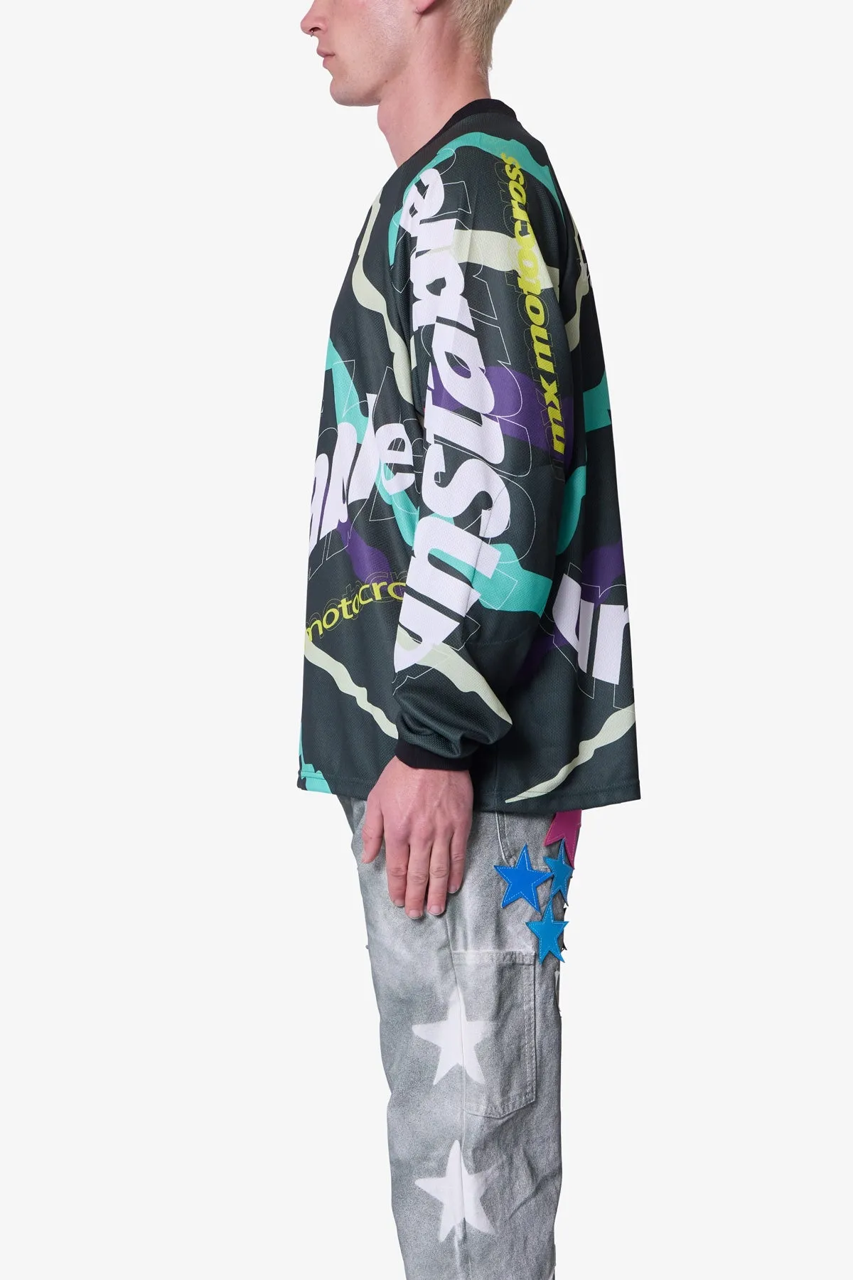 Unstable Moto Shirt - Mint Multi sold by MNML product image thumbnail 4