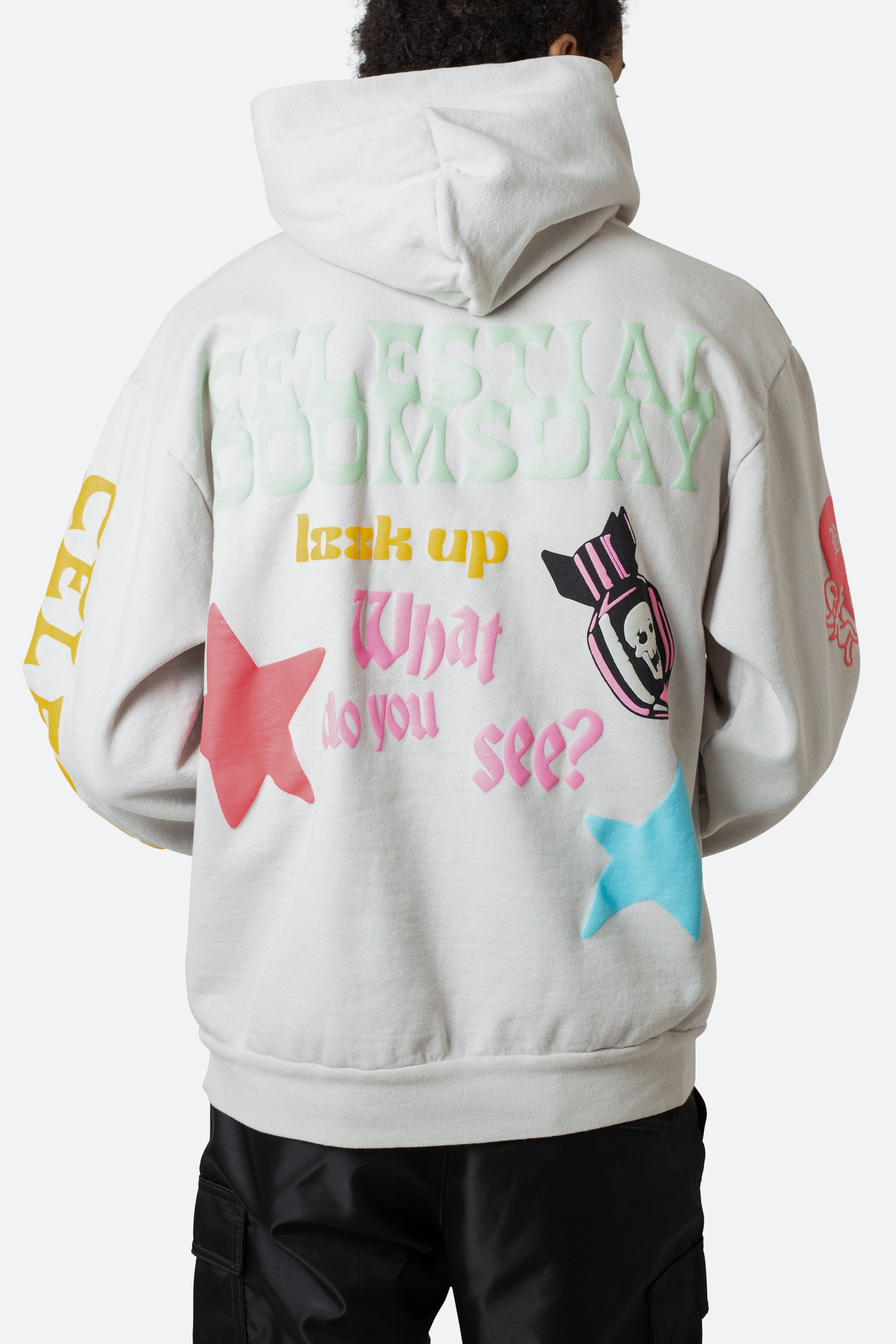 Star Gazing Hoodie - Light Grey sold by MNML product image thumbnail 8