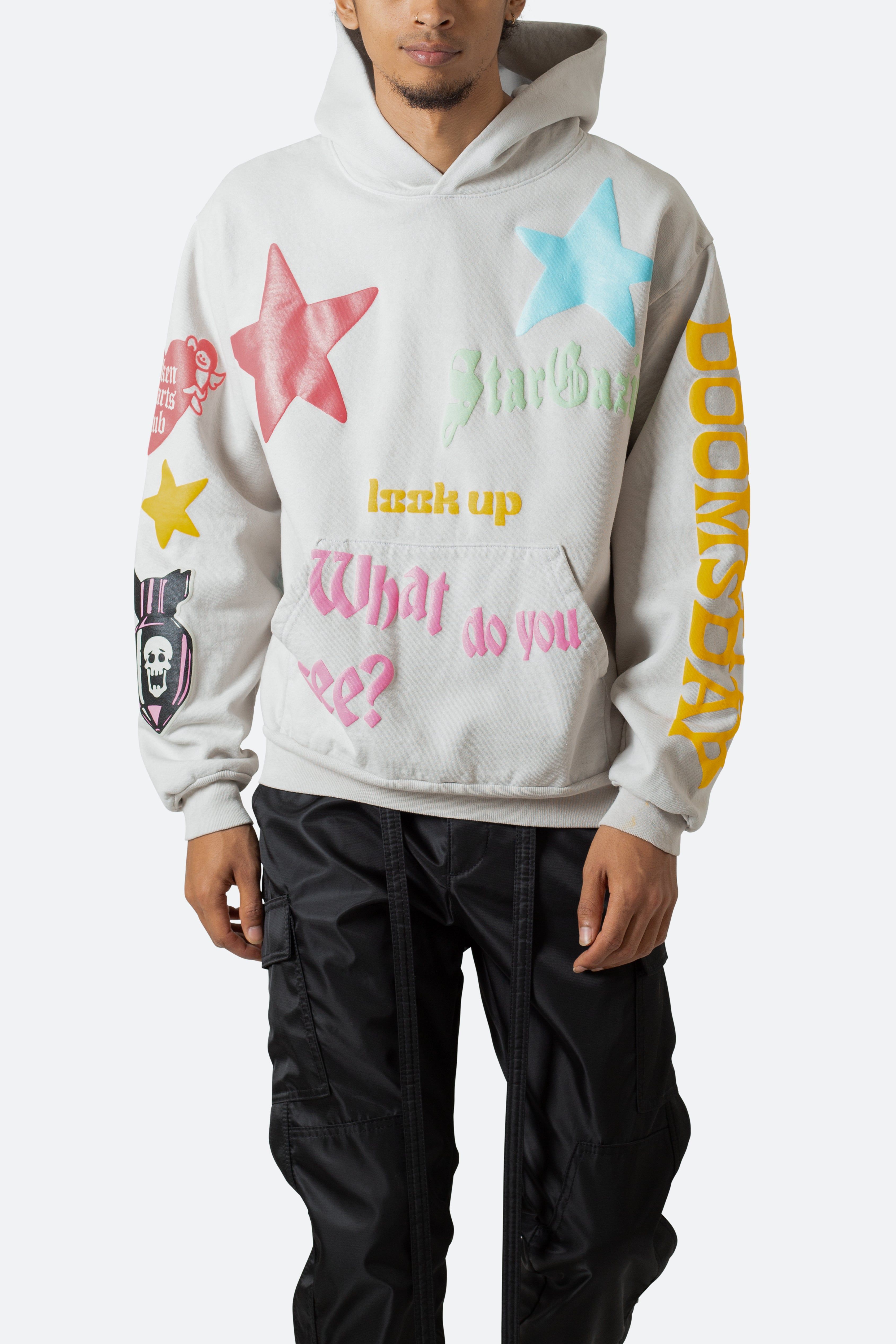 Star Gazing Hoodie - Light Grey sold by MNML product image thumbnail 2