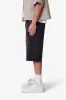 Baggy Cut Off Denim Shorts - Washed Black sold by MNML