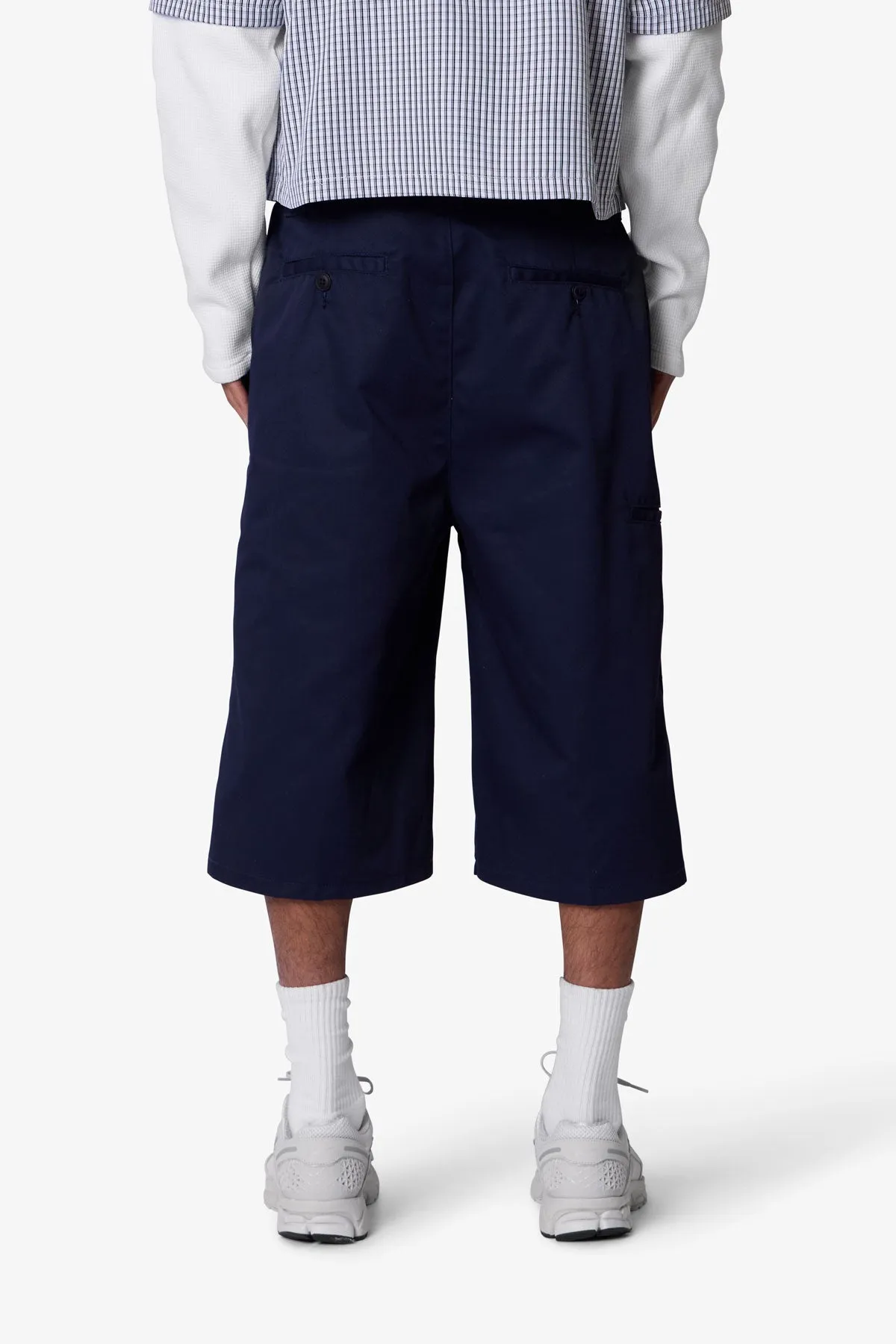 Ultra Baggy Work Shorts - Dark Navy sold by MNML product image thumbnail 5
