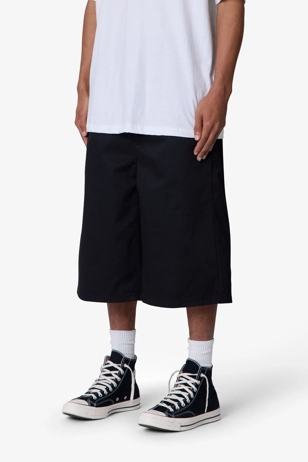 Ultra Baggy Work Shorts - Black sold by MNML product image thumbnail 3
