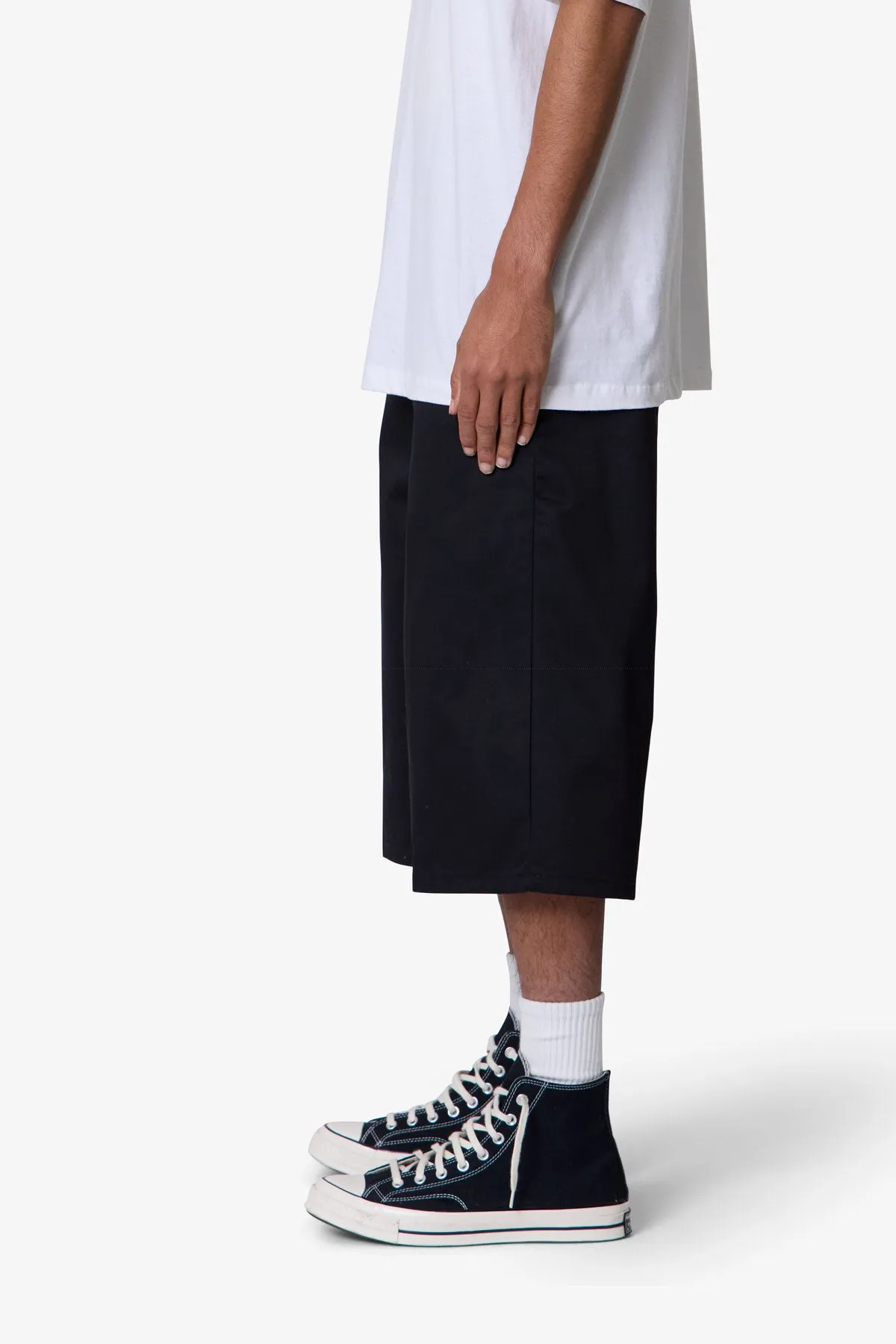 Ultra Baggy Work Shorts - Black sold by MNML product image thumbnail 4