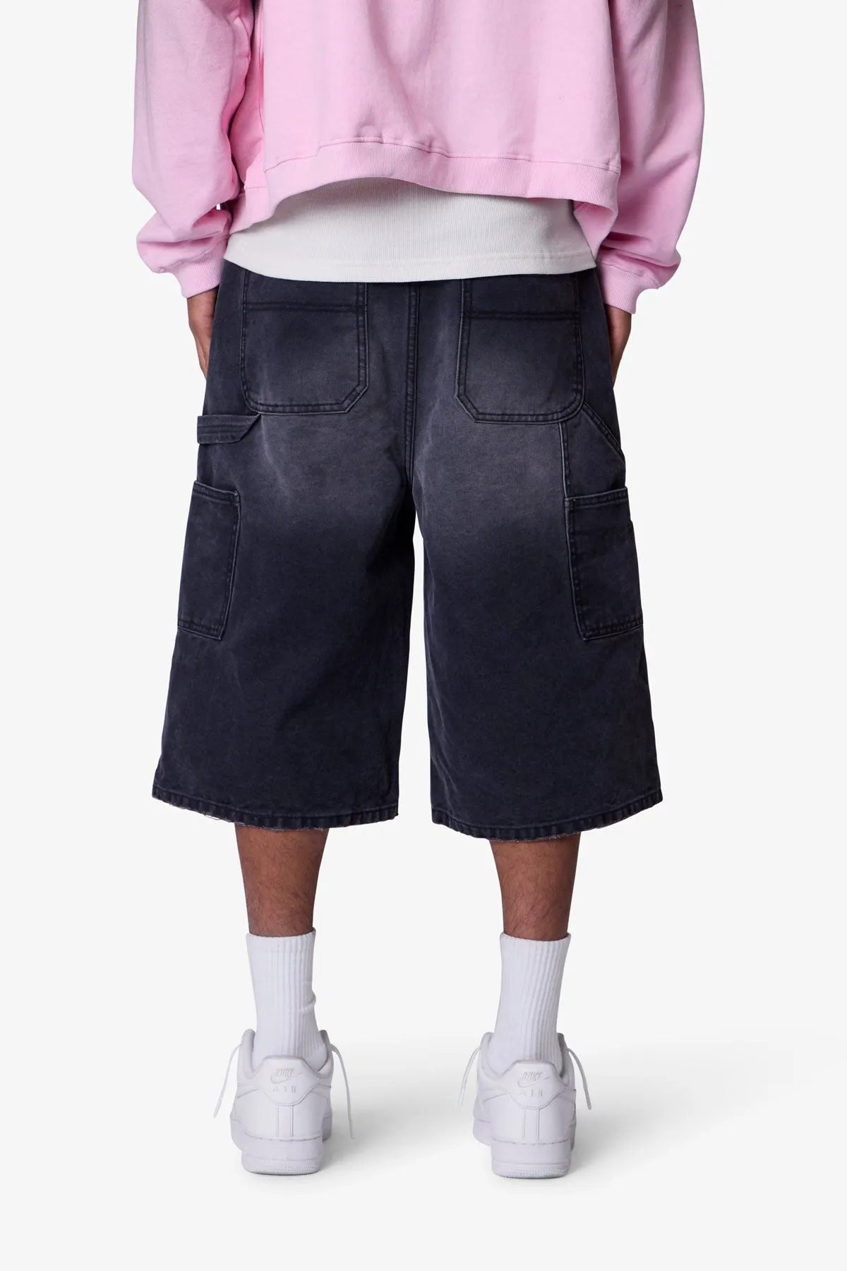 Ultra Baggy Carpenter Shorts - Washed Black sold by MNML product image thumbnail 5