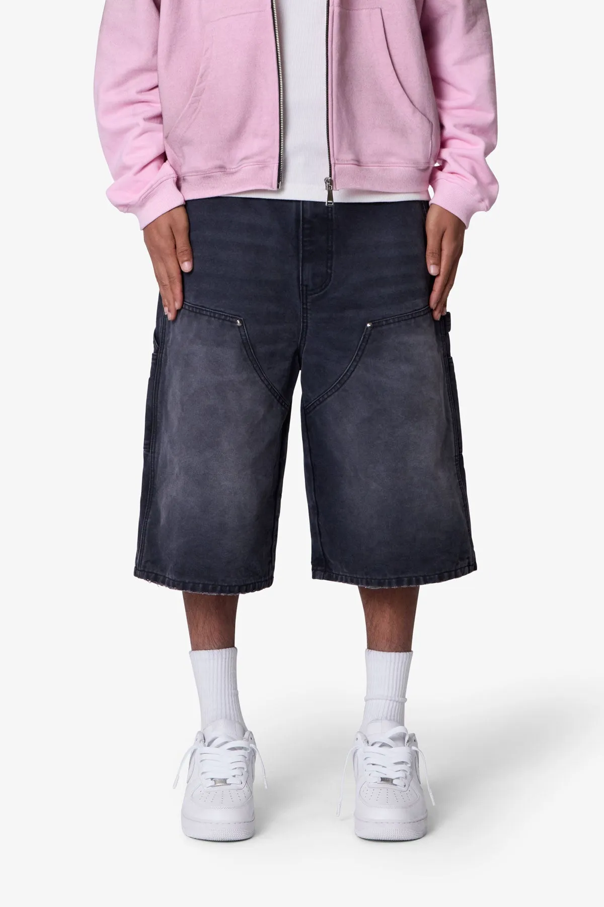 Ultra Baggy Carpenter Shorts - Washed Black sold by MNML product image thumbnail 2