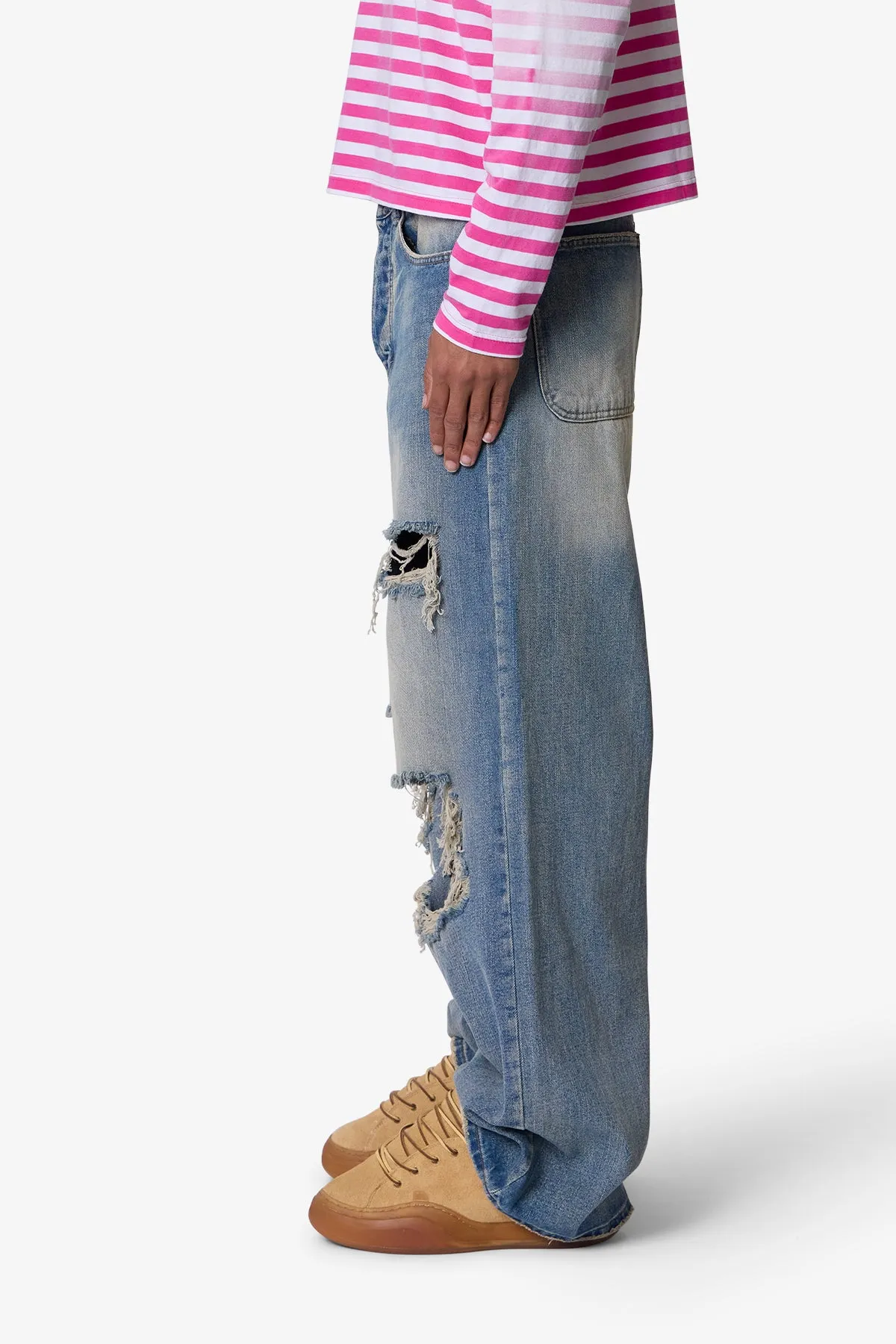 Blowout Rave Denim - Vintage Blue sold by MNML product image thumbnail 4
