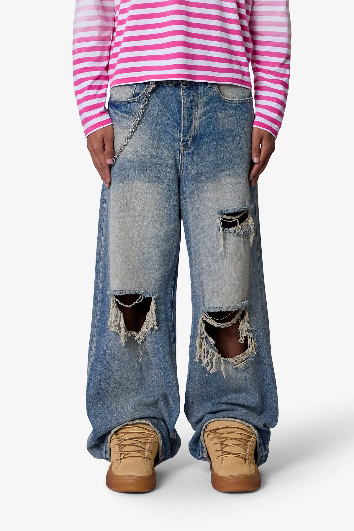 Blowout Rave Denim - Vintage Blue sold by MNML product image thumbnail 2