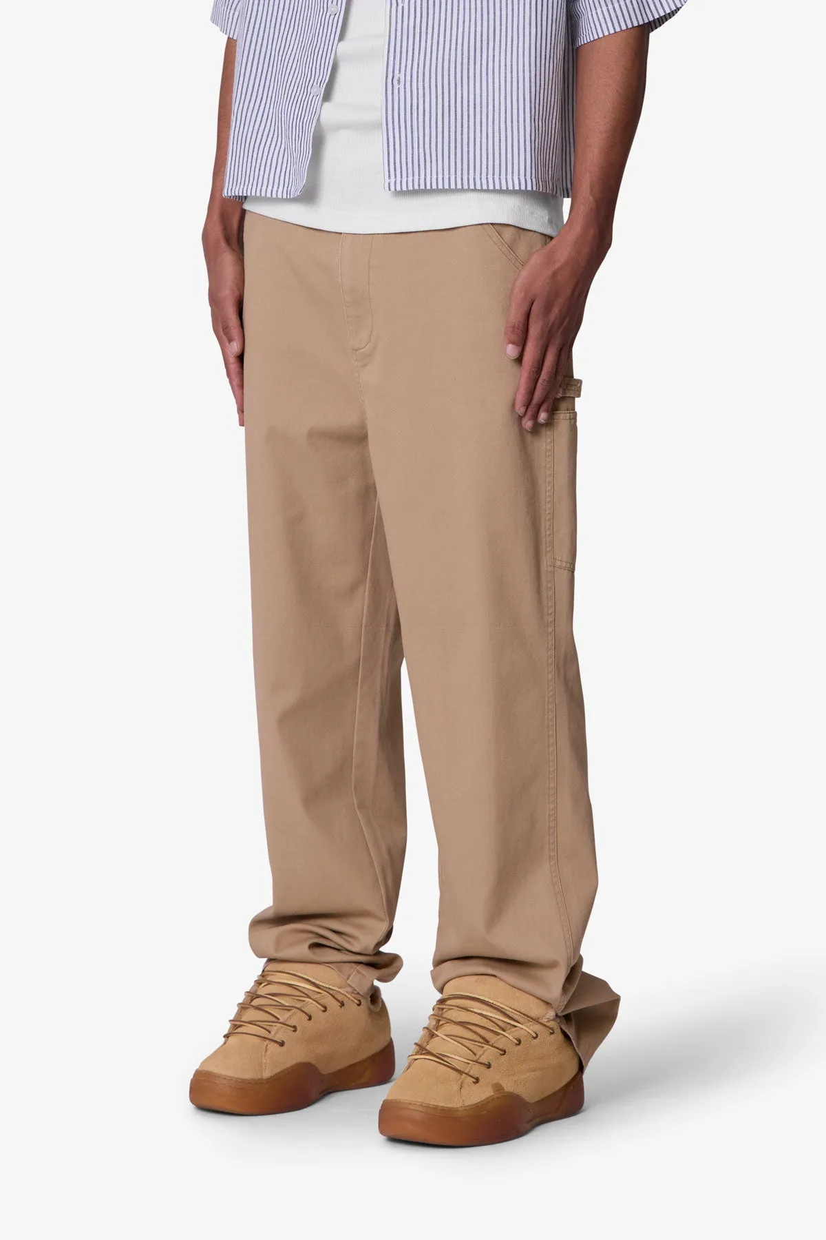 Ultra Baggy Chino Pants - Khaki sold by MNML product image thumbnail 3