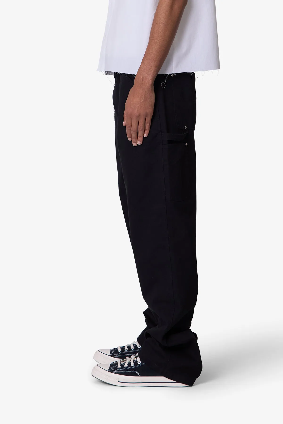 Ultra Baggy Chino Pants - Black sold by MNML product image thumbnail 4