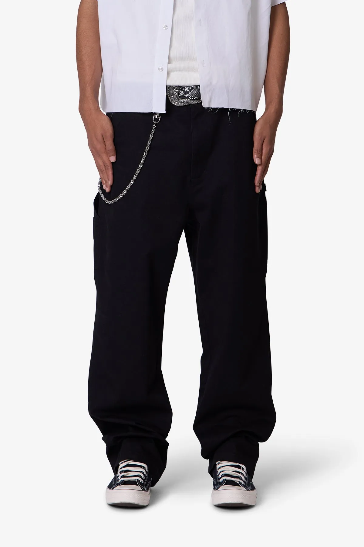 Ultra Baggy Chino Pants - Black sold by MNML