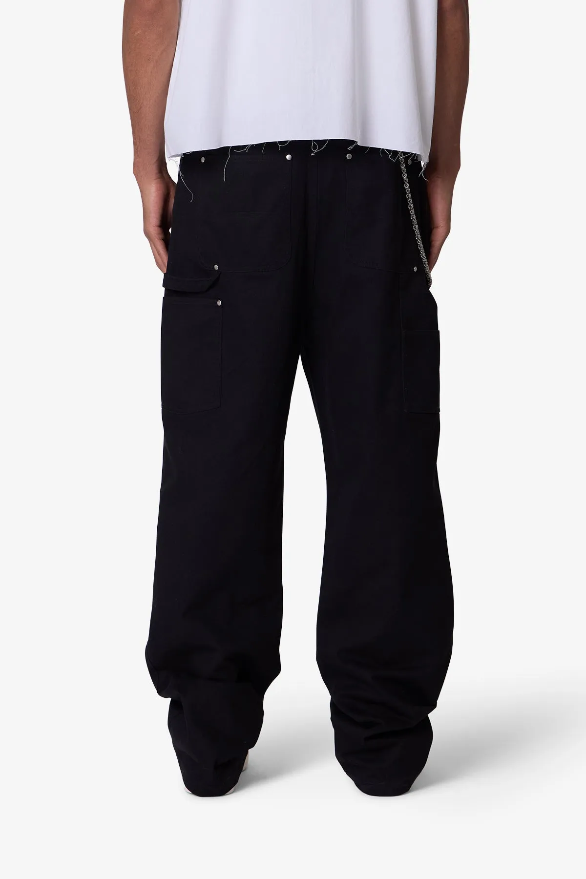 Ultra Baggy Chino Pants - Black sold by MNML product image thumbnail 5