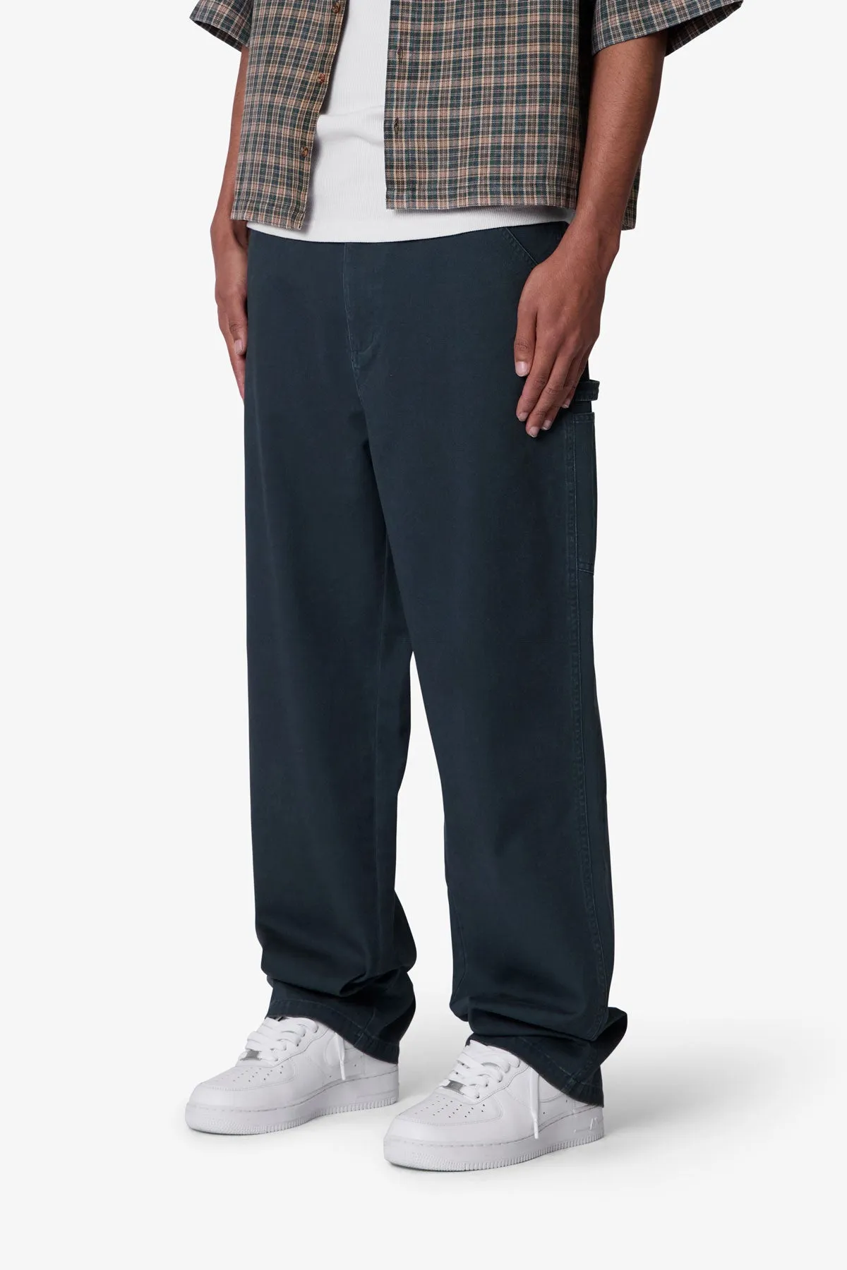 Ultra Baggy Chino Pants - Green sold by MNML product image thumbnail 3