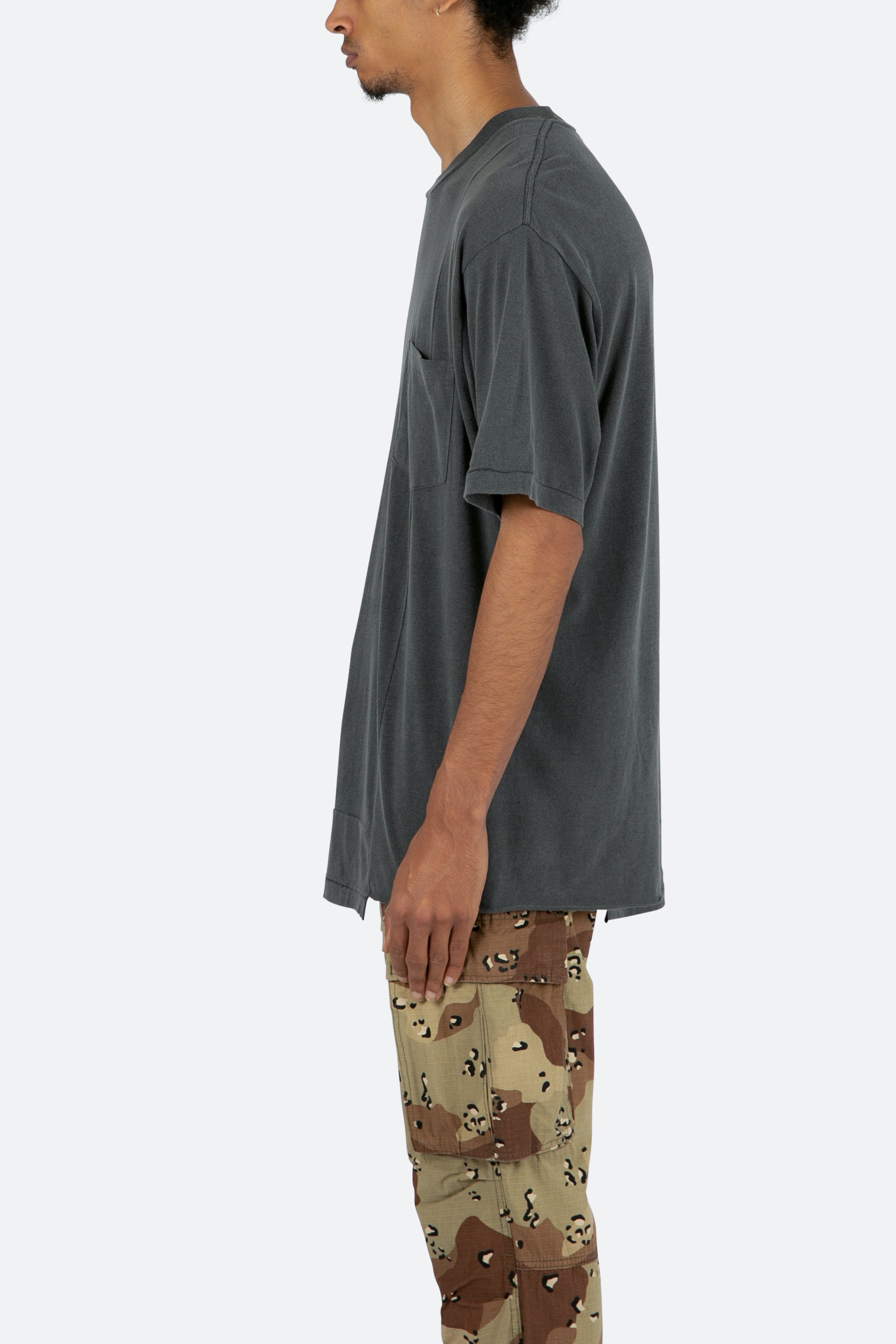 Split Panel Tee - Vintage Black sold by MNML product image thumbnail 4