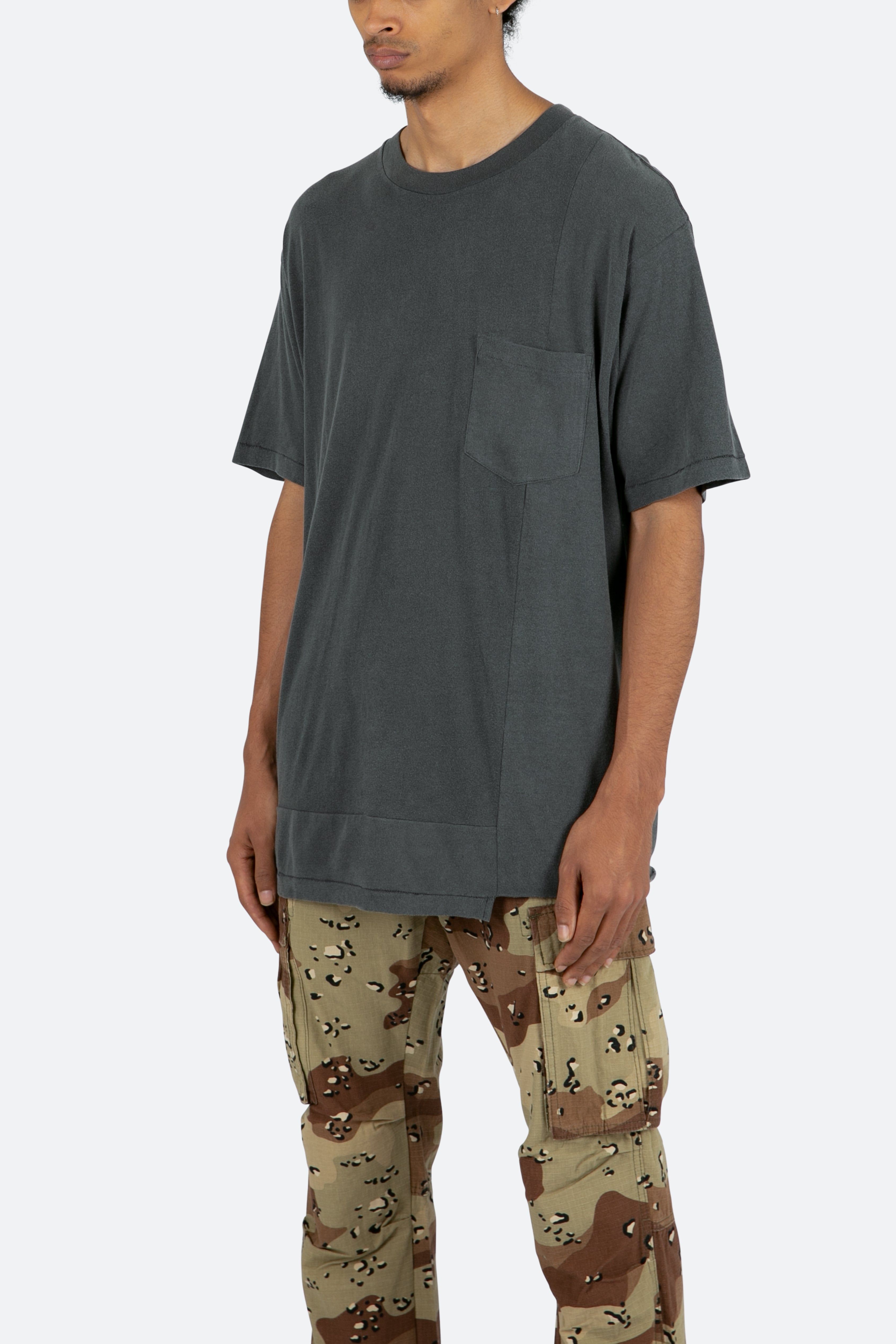 Split Panel Tee - Vintage Black sold by MNML product image thumbnail 3