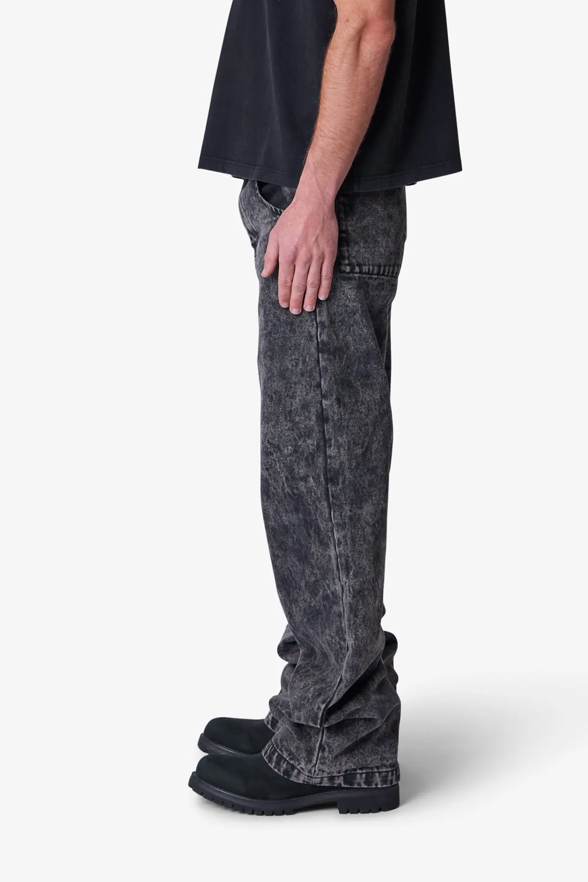 Baggy Moto Denim - Vintage Black sold by MNML product image thumbnail 4