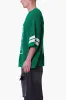 Open Knit Varsity Jersey Shirt - Kelly Green sold by MNML