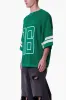 Open Knit Varsity Jersey Shirt - Kelly Green sold by MNML
