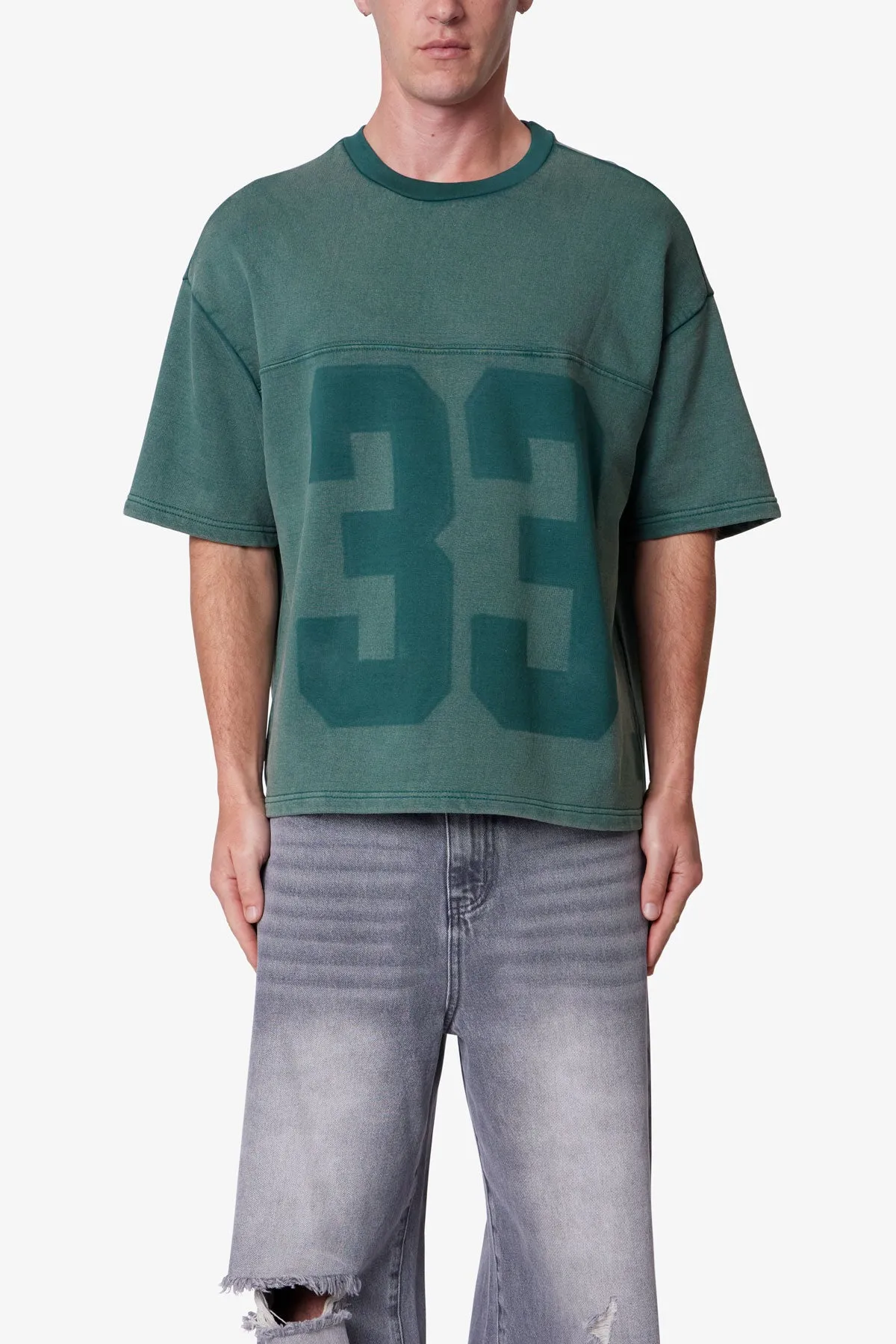 Vintage Terry Jersey Shirt - Green sold by MNML product image thumbnail 2