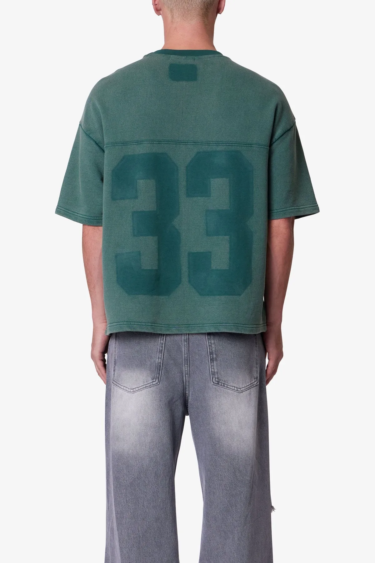Vintage Terry Jersey Shirt - Green sold by MNML product image thumbnail 5