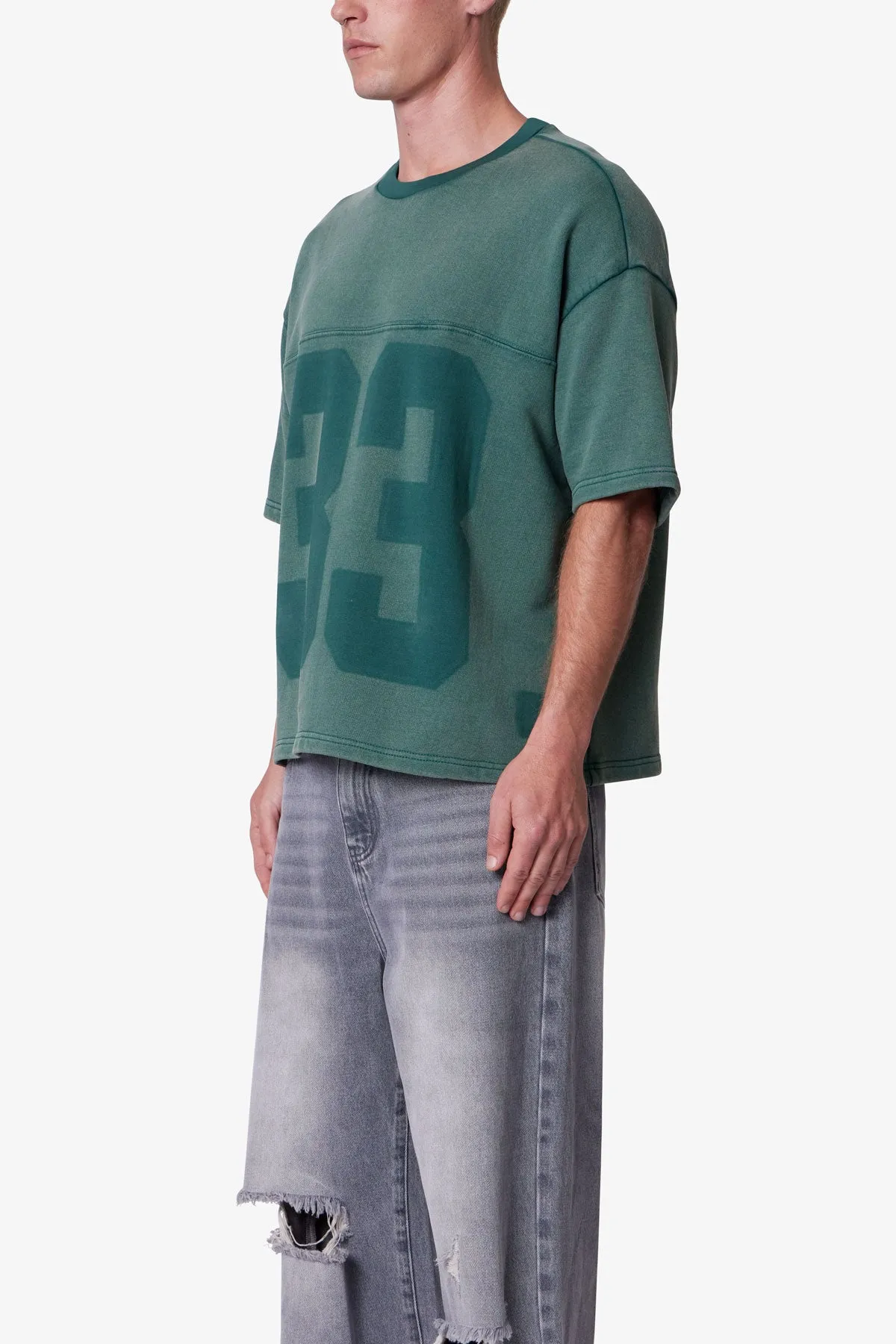 Vintage Terry Jersey Shirt - Green sold by MNML product image thumbnail 3