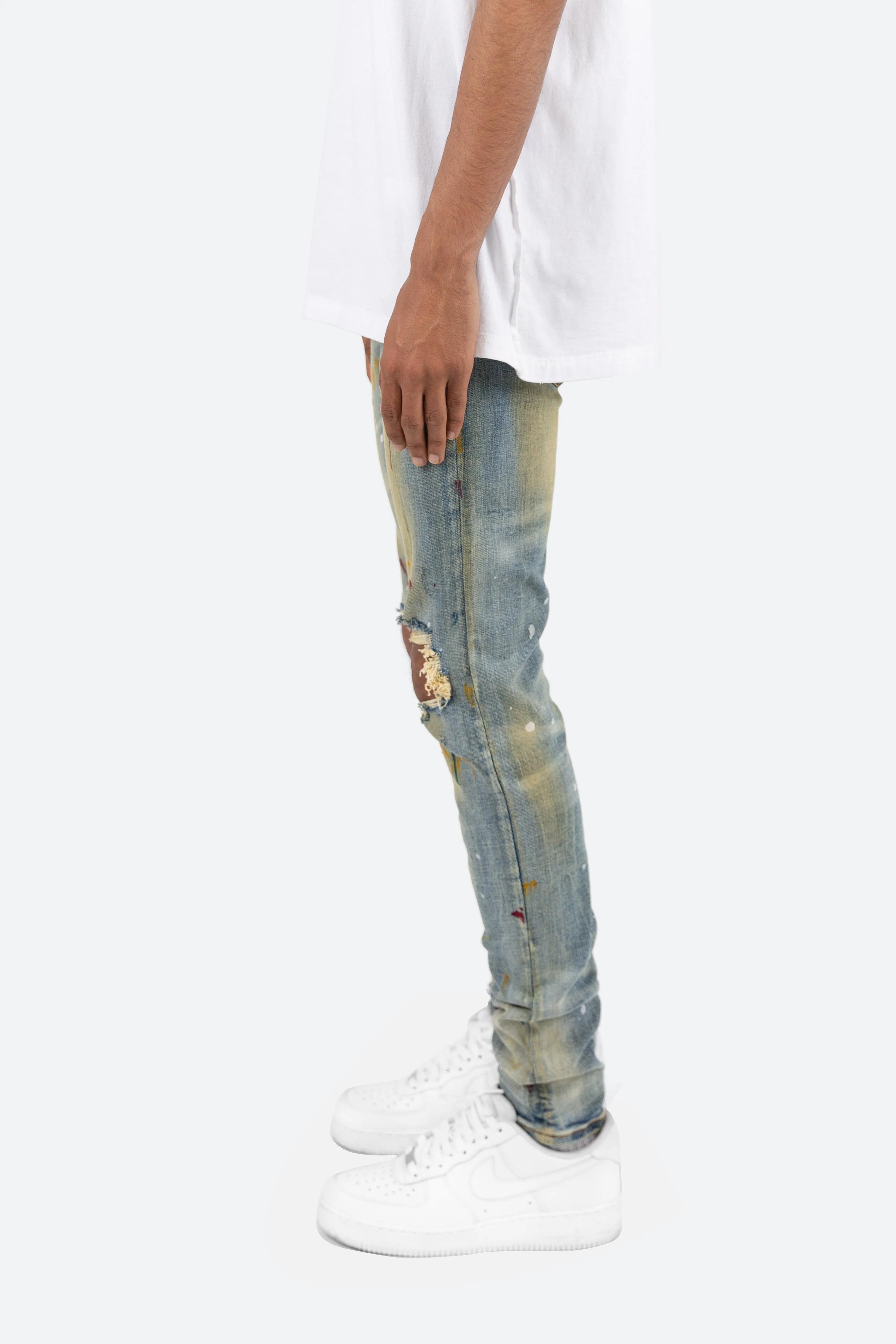 X188 Skinny Denim - Blue sold by MNML product image thumbnail 4