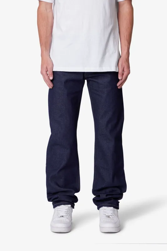 Raw Straight Denim - Rinsed Indigo made by MNML
