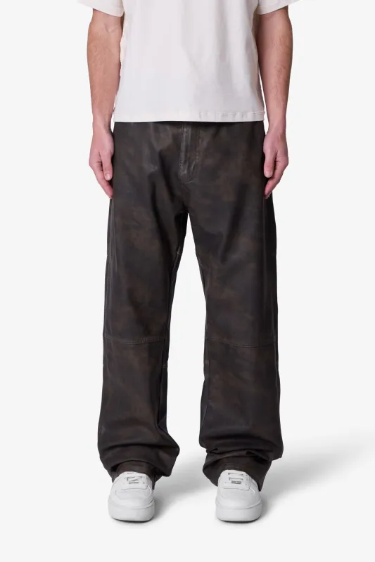 Ultra Baggy Arcane Pants - Black/Brown sold by MNML