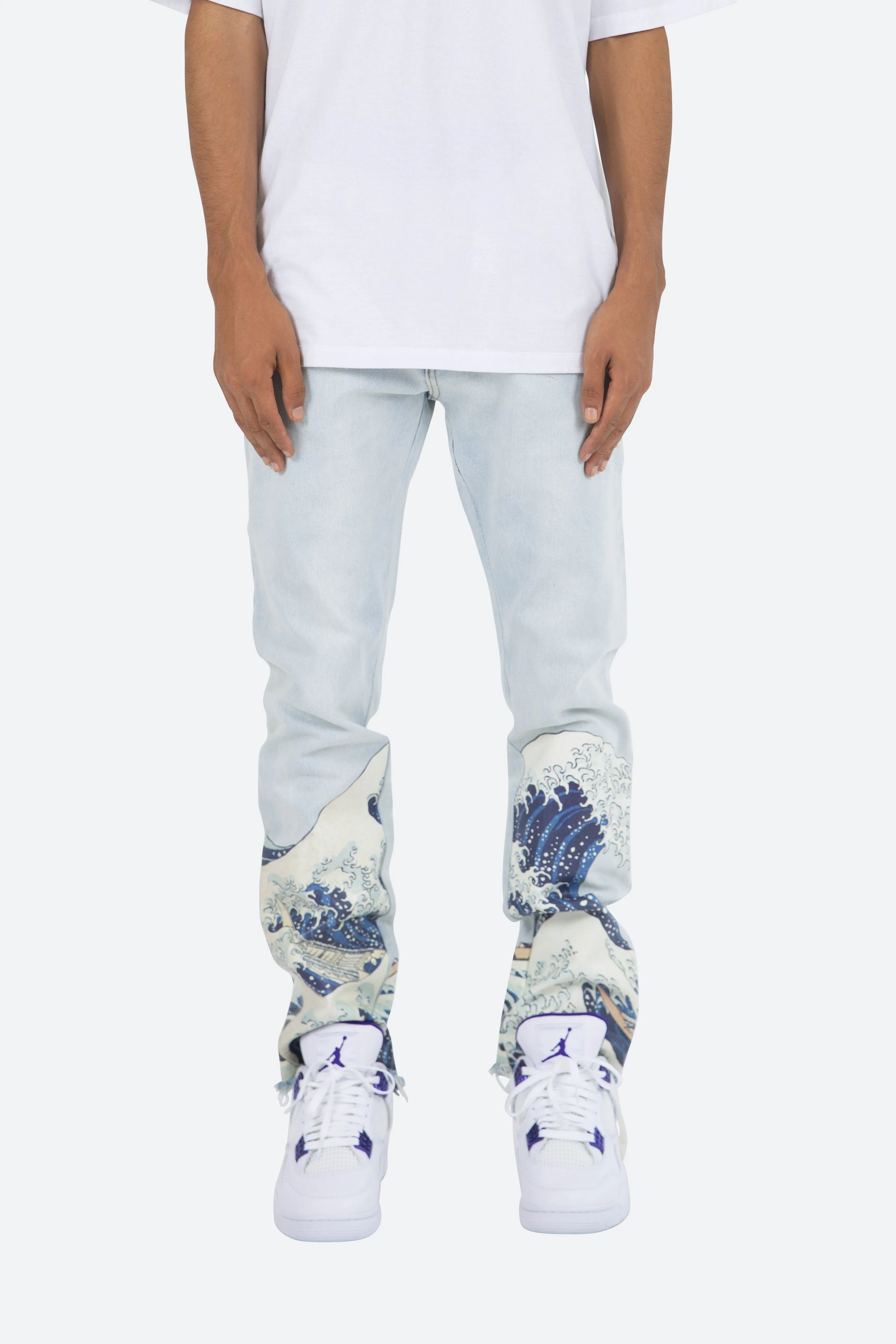 D233 Wave Straight Denim - Light Blue sold by MNML product image thumbnail 2