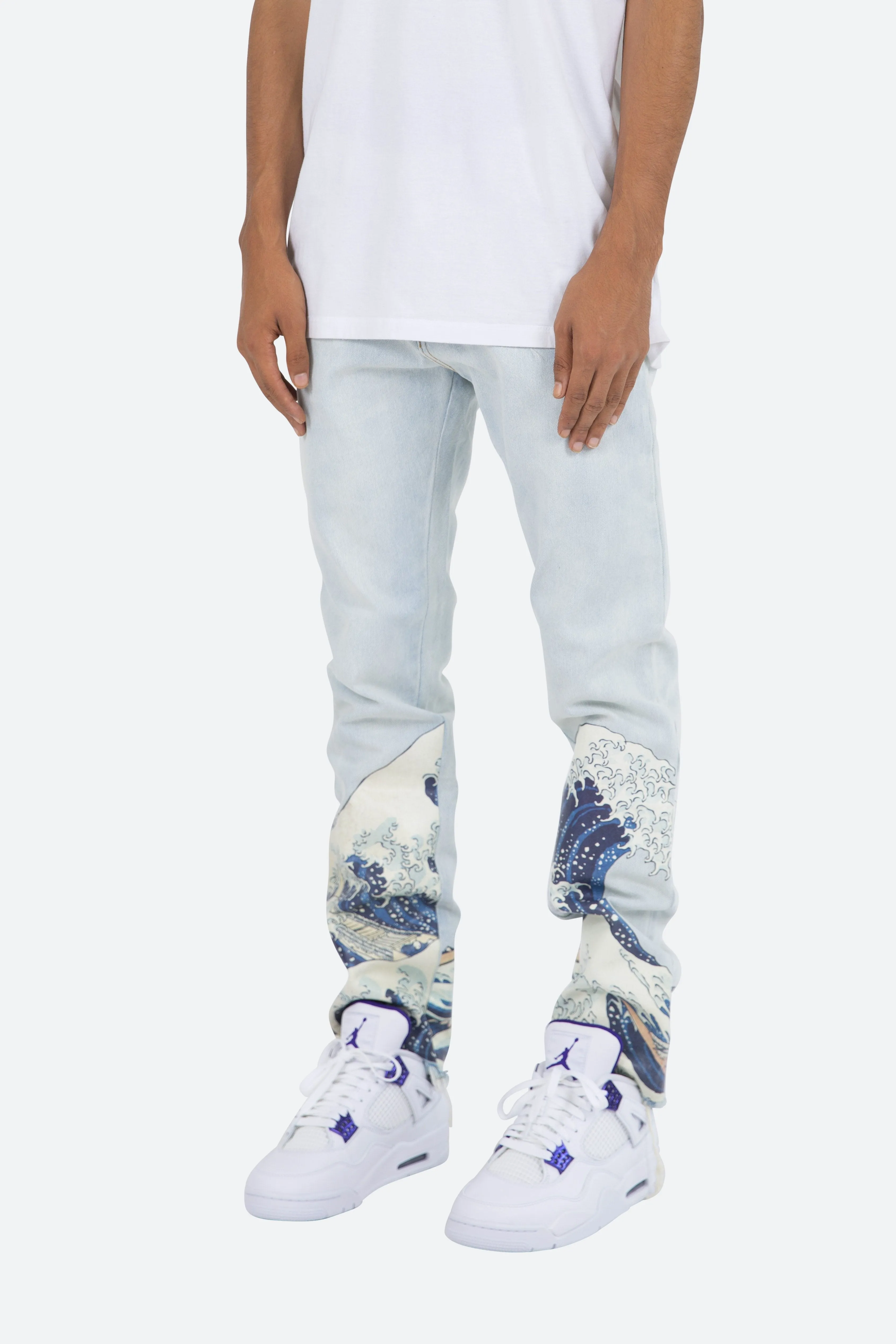 D233 Wave Straight Denim - Light Blue sold by MNML product image thumbnail 4