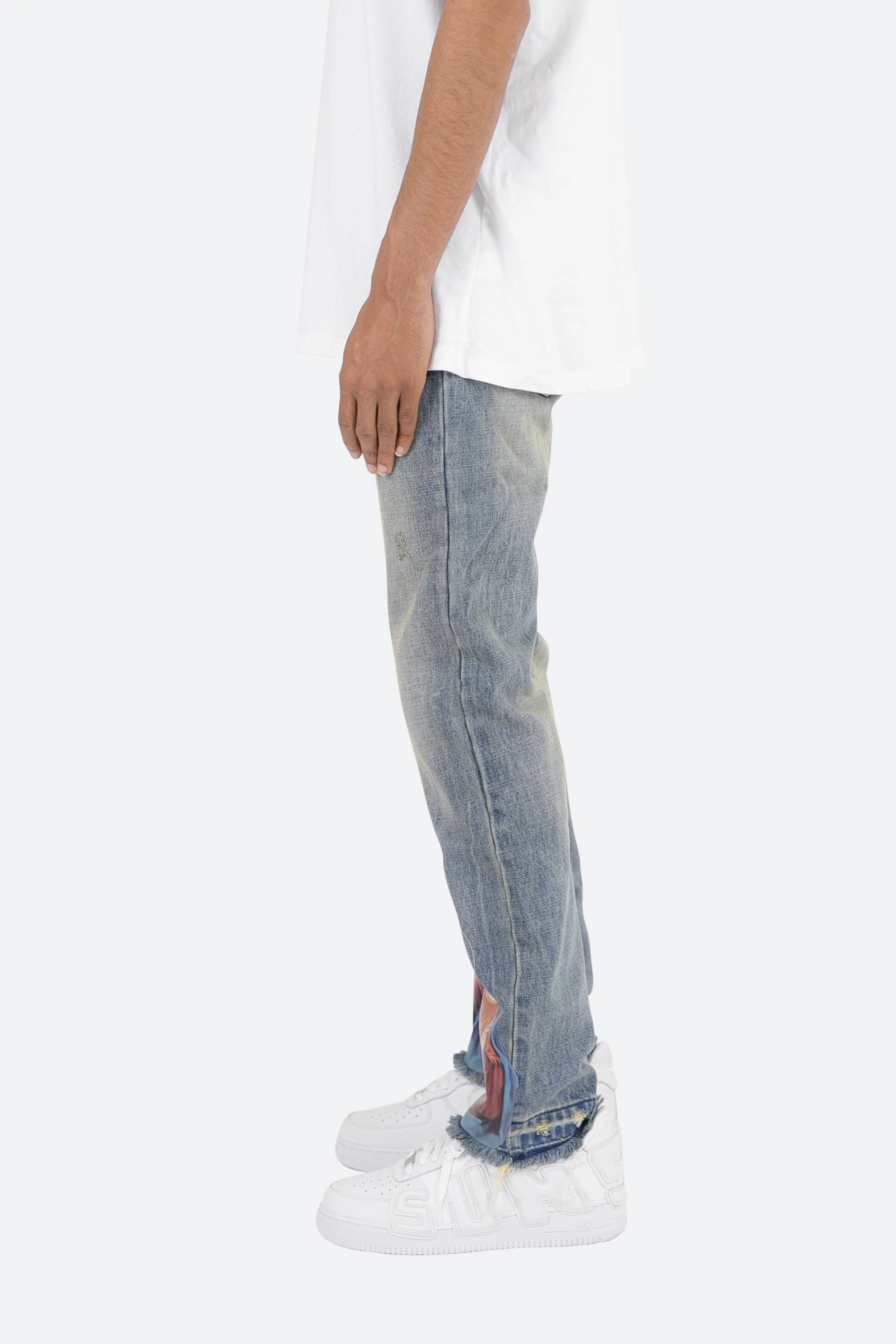 D241 Straight Denim - Blue sold by MNML product image thumbnail 4