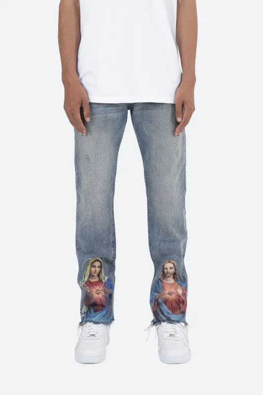 D241 Straight Denim - Blue sold by MNML