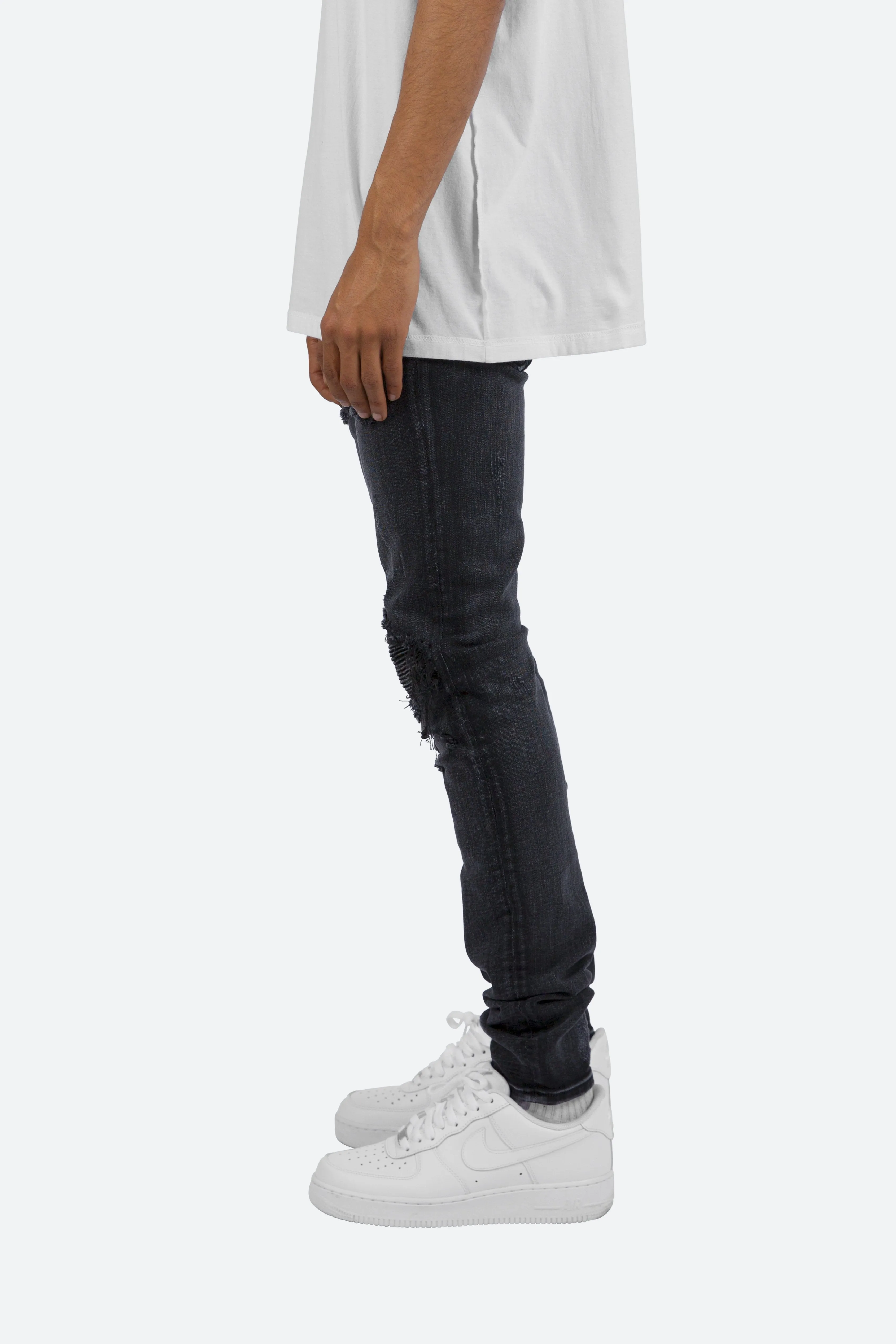 X162 Skinny Denim - Black sold by MNML product image thumbnail 5