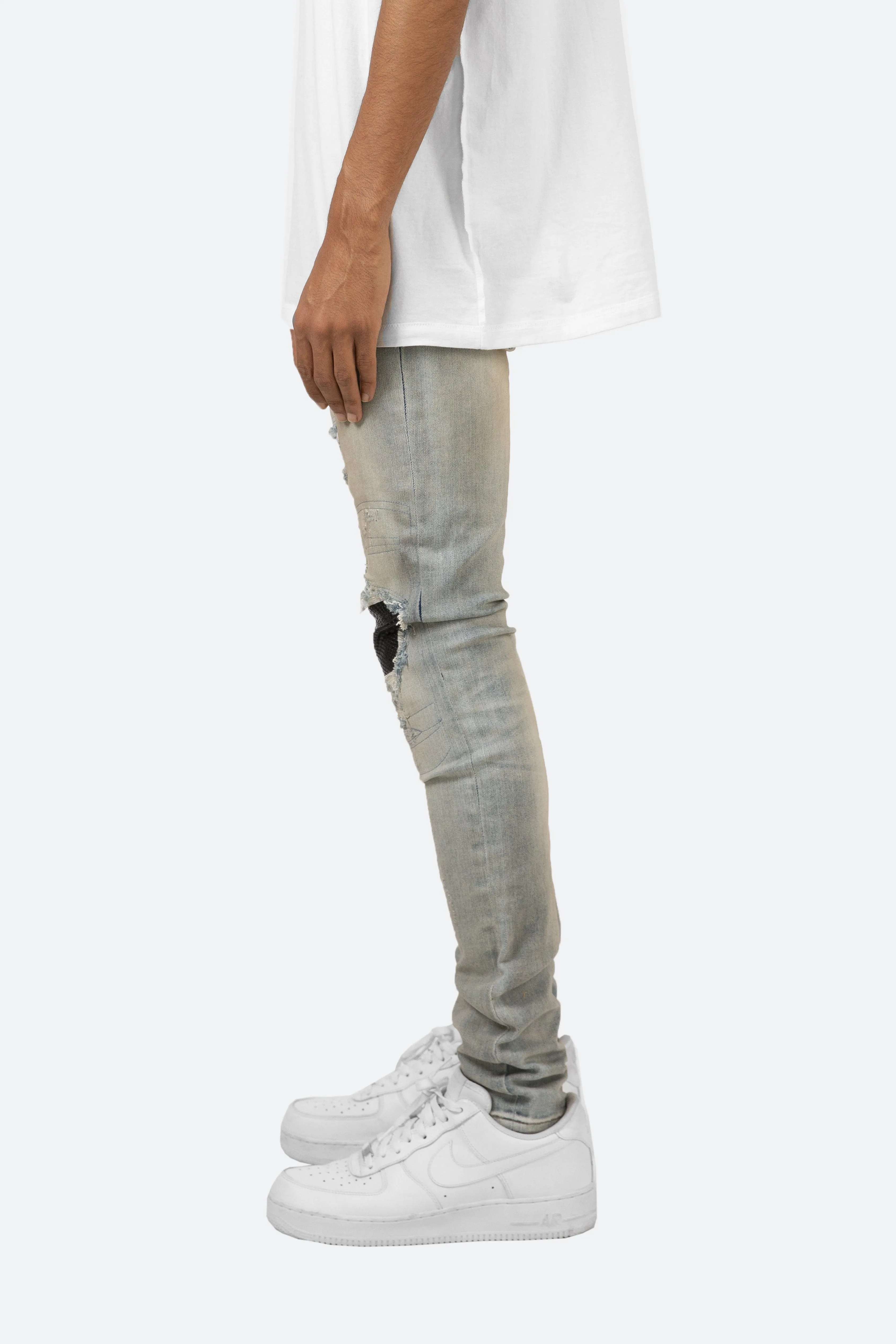 X163 Skinny Denim - Blue sold by MNML product image thumbnail 4