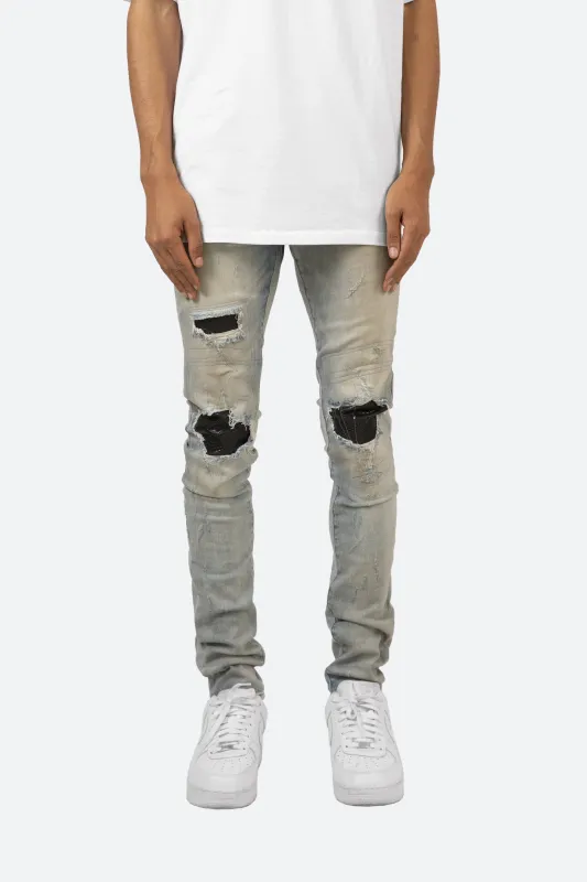 X163 Skinny Denim - Blue sold by MNML