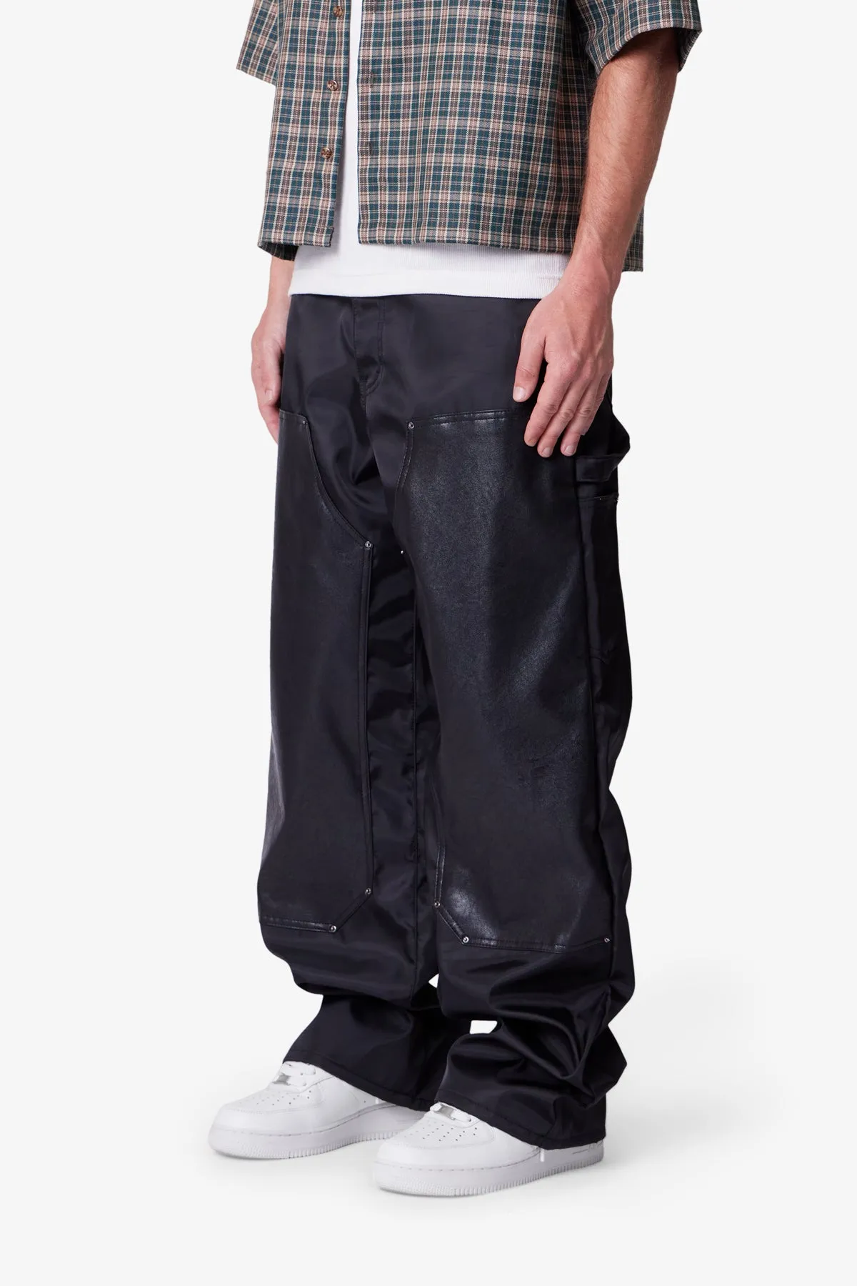 Ultra Baggy Nylon Work Pants - Black sold by MNML product image thumbnail 3
