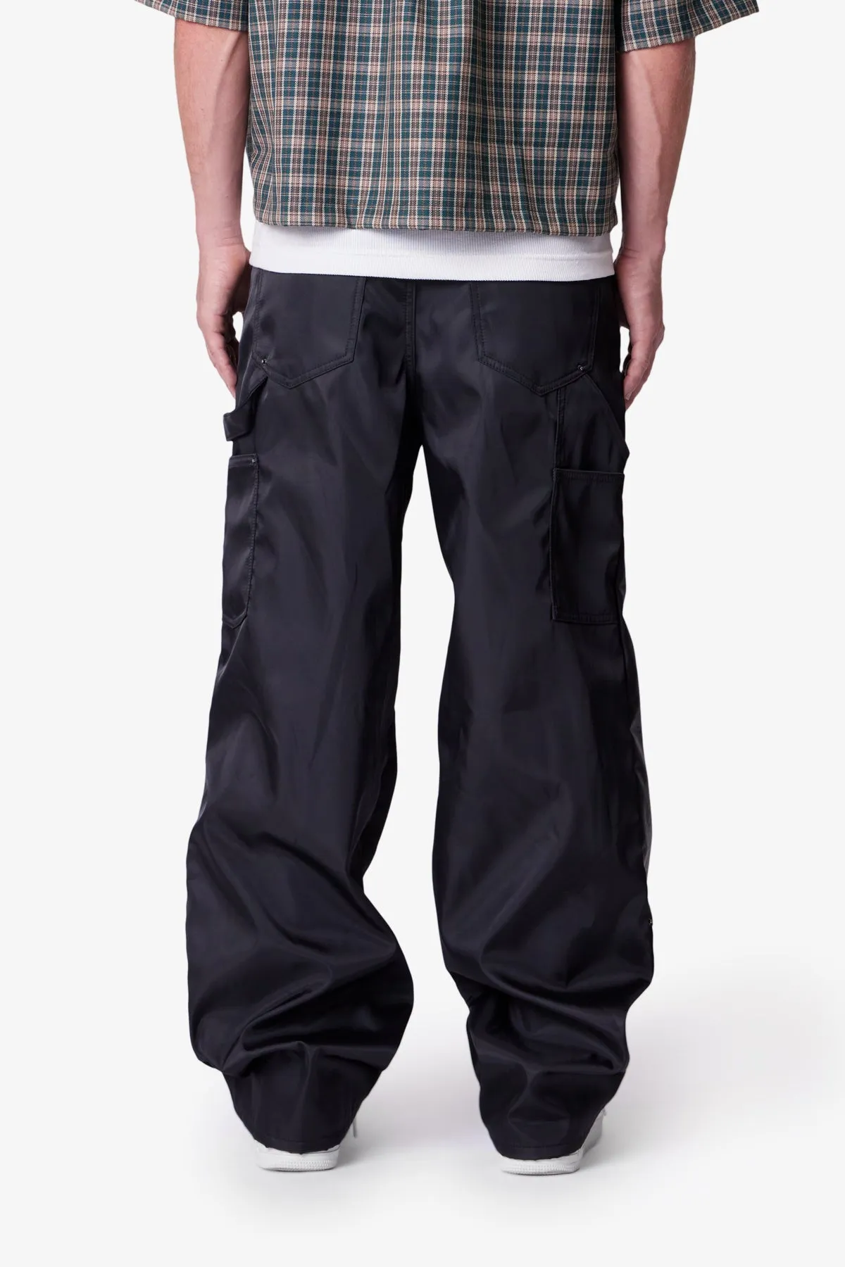 Ultra Baggy Nylon Work Pants - Black sold by MNML product image thumbnail 5