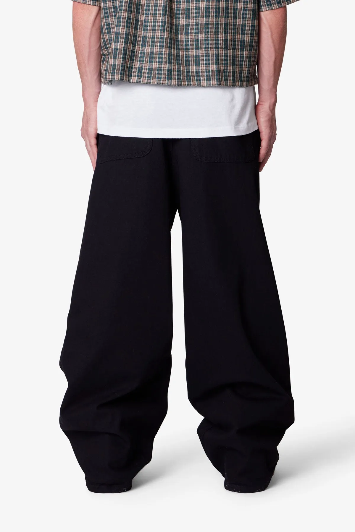 Raw Baggy Rave Denim - Washed Black sold by MNML product image thumbnail 5