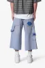 Ultra Baggy Tool Denim Shorts - Light Blue sold by MNML