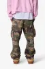 Ultra Baggy Distressed Cargo Pants - Woodland Camo sold by MNML